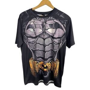 Gym Gala T Shirt Size XL Mens Batman Torso Dri Fit Workout Apparel Athletic Y2K